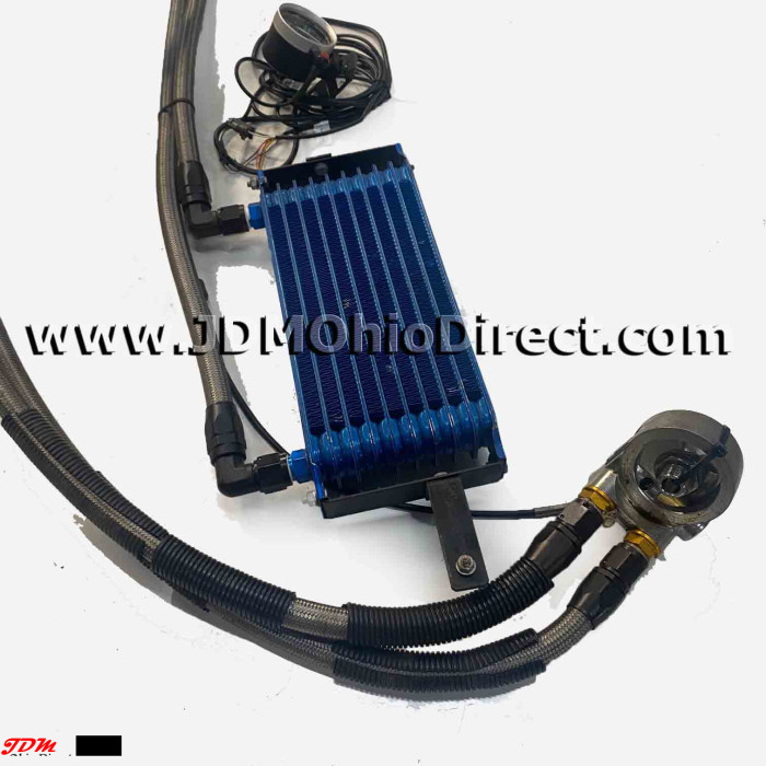 JDM DC2 Integra Type R GReddy Oil Cooler Kit with Gauge